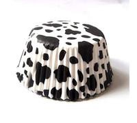 Cow Animal Paper Muffin Cupcake Liners case Birthday Baking Cups Holders 100 pcs,Standard Size 2x1.25inch