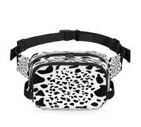 Cow Animal Print Waist Bag Multifunction Pack for Travel Sport Running Fanny Pack Bumbag Pouch Purse Belt Bag for Women Men Kids Girls Boys
