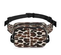 Cow Animals Print Waist Bag Multifunction Pack for Travel Sport Running Fanny Pack Bumbag Pouch Purse Belt Bag for Women Men Kids Girls Boys