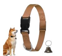 Cow Bell Collar, Adjustable Sheep Collar with Bell, Pet Accessories Quick Release Buckle and Clear Sound for Small Animals Cattle Sheep