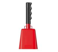 Cow Bells 2pcs Cow Bell With Handle Noise Maker Cowbell Cheering Loud Hand Call For Concert Graduations School Wedding(Red)
