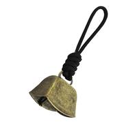 Cow Bells Makers, Goat Bells for Necklaces, Vintage Clear Sound Copper Cow Cows with Lanyard, Retro Decorations for Livestock Lamb