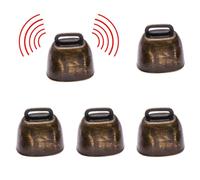 Cow Bells Noise Makers - Get Bells for Bait, Small Cowbell - Retro Goat Necklace, Small Bell for Cow Horse Sheep, Pet Anti Theft Accessories