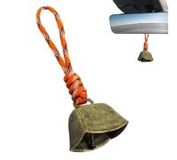 Cow Bells Noise Makers, Multipurpose Loud Bells with Lanyard, 1.65x1.26x1.18 Inches, Lightweight Design, Metal Ornament for Horse Harness, Outdoor Camping, Farms, Ranches