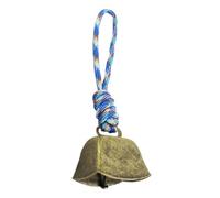 Cow Bells Noise Makers, Multipurpose Loud Bells with Lanyard, 1.65x1.26x1.18 Inches, Lightweight Design, Metal Ornament for Horse Harness, Outdoor Camping, Farms, Ranches