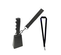 Cow Bells Noise Makers With Handle Hand Percussions Cowbell Cheering Musical Instruments Call Alarm Cheering Bells Party Accessorys