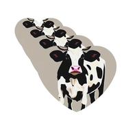 Cow black spot Car Air Freshener Cards for Women Men 4 Pack Cute Car Accessories Long Lasting Scent Car Diffuser Hanging Auto Aromatherapy Tablets Car Fresheners Gifts