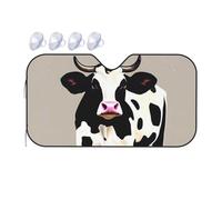 Cow Black spot Car Windshield Sun Shade Foldable Car Front Window Sunshade for Sun, Heat and UV Rays, Auto Sun Blocker Visor Protector for Cars, SUVs Small