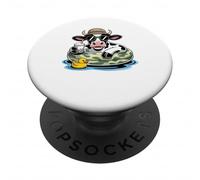 Cow Boba Pearl Milk Tea Cows PopSockets Adhesive PopGrip