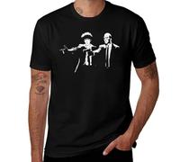 Cow ｜ Boy ｜ Bebop - Themed Swordfish, Anime, Monochrome, Racer,Men's T-Shirt Black-Style M