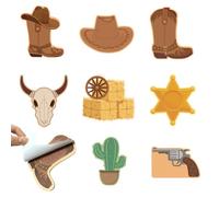 Cow Boy Themed Design Sticky Note Selves Stick Write Pad Removable School Offices Journaling Multipurpose Paper Notepads Removable Adhesive Note