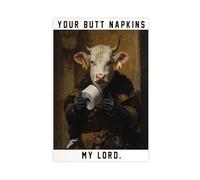 Cow Butt Napkins Animals Poste Canvas Poster Wall Art Print Picture Paintings 20x30inch(50x75cm)
