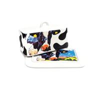 Cow Butter Dish with Lid by Eoin O'Connor Gift Boxed