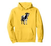 Cow Cattle Dairy With Sunglasses Farmer Farm Cowboy Farming Pullover Hoodie