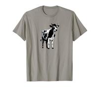 Cow Cattle Dairy With Sunglasses Farmer Farm Cowboy Farming T-Shirt