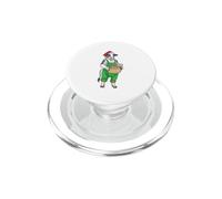 Cow Christmas Candy cane PopSockets PopGrip for MagSafe