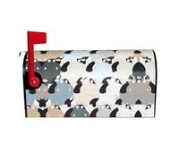 Cow Collection Magnetic Mailbox Cover Mailbox Protector Letter Box Flap Easy Install No Tools 21x18 In