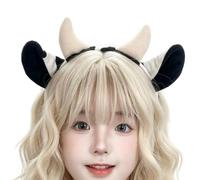 Cow Costume Headband Halloween Cute Cow Ears Horns Cosplay Costume