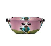 Cow Creative Spot Large Fanny Pack,Gifts for Enjoy Sports Festival Workout Traveling Running Casual