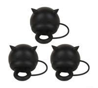 Cow Design Bottle Stopper 40mm Splash-Free Lid(is Black)