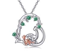 Cow/Dog/Fox/Lion/Goat/Llama/Monkey/Flamanto/Dinosaur Pendant Necklace