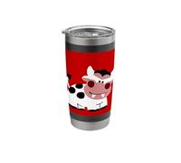 Cow Dracula Halloween Stainless Steel Insulated Tumbler