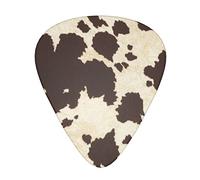 Cow Fur Print Advanced guitar pick 12 pieces Three thicknesses for bass, electric guitar, acoustic guitar bag