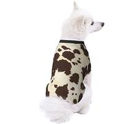 Cow Fur Print Dog Pet Clothes - Security Printed Pet Sweaters, Coat Winter for Small Medium Large Dogs Cats, Cozy Apparel Casual Fashion Costume, Cute Pet Pullover Sweater.