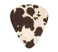 Cow Fur Print Guitar Plectrums 12 Pieces For Ukulele Bass Instrument Accessories