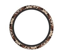 Cow Fur Print -Print Best Non-Slip Steering Wheel Cover - Universal Fit For Cars, Suvs & Trucks - Thermal Protection Neoprene Grip