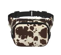 Cow Fur Print Unisex Fashion Waist Packs, Stylish Fanny Packs for Workouts, Running, Traveling, and Hiking