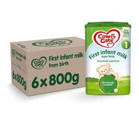 Cow & Gate 1 First Infant Baby Milk Powder Formula 800g Pack of 6