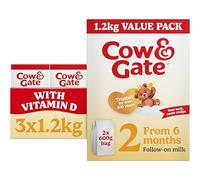 Cow & Gate 2 Follow On Baby Milk Powder Formula, 6-12 Months, 1.2KG