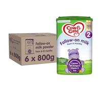 Cow & Gate 2 Follow On Baby Milk Powder Formula, 6-12 Months, 800g (Pack of 6)