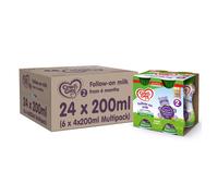 Cow & Gate 2 Follow On Baby Milk Ready to Use Liquid Formula, 6-12 Months, 4x200ml (Pack of 24)