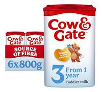 Cow & Gate 3 Toddler Baby Milk Powder Formula, 1-2 Years, 800g (6 Pack)