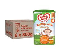 Cow & Gate 4 Toddler Baby Milk Powder Formula, 2-3 Years, 800g (Pack of 6)