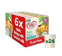 Cow & Gate Apple & Mango with Coconut Milk Baby Food Pot Multipack, 6+ Months, 95g (24 Pots)