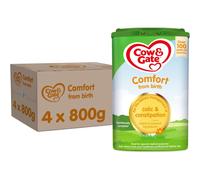 Cow & Gate Comfort Baby Milk Powder Formula, from Birth, 800 *4