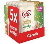 Cow & Gate Creamy Porridge Baby Food Cereal, 4-6+ Months, 125g (Pack of 5)
