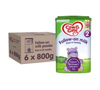 Cow & Gate Follow-On Milk 6-12 Months 800g, Pack of 6 - Iron, Vitamin D & Calcium | 152572