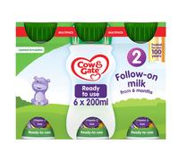 Cow & Gate Ready To Use 2 Follow On Milk From 6-12 Months 6 x 200ml