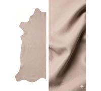 Cow Genuine Beige Leather Side Premium Quality Full Grain Half Hide Import AA Grade Upholstery Leather Fabric (11-14 sq.ft)