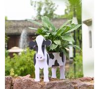 Cow Gifts for Cow Lovers,Cow Planter Plant Pot,Cute Cow Flower Pots for Outdoor Garden Decoration,Christmas or Birthday Gifts for Women,Office Home Decor S Milk Cow