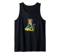 Cow Girl Pinup Retro Bovine Cheesecake Art Furry Fantasy Tank Top