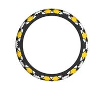 Cow Giving Thumbs Up Printed Steering Wheel Cover Elastic Stretch Car Wheel Wrap Breathable Non-Slip Steering Wheel Protector for Car Truck SUV