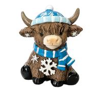 Cow Halloween Decorations - Holiday Resin Animal Figurine