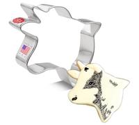 Cow Head Cookie Cutter, 4" Made in USA by Ann Clark