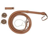 Cow Hide Leather Bull Whip 04 to 16 Feet &16 Plait Custom Bullwhip Indiana Jones Style (4 Feet)