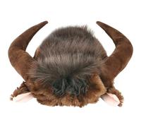 Cow Horn Dog Wig Cattle Horn Headgear for Funny Dog Costumes Bull Horns for Dogs Cow Horns for Dogs Costume Soft Winter Warm Dog Lion Costume for Medium Large Dogs Thanksgiving Outfit L